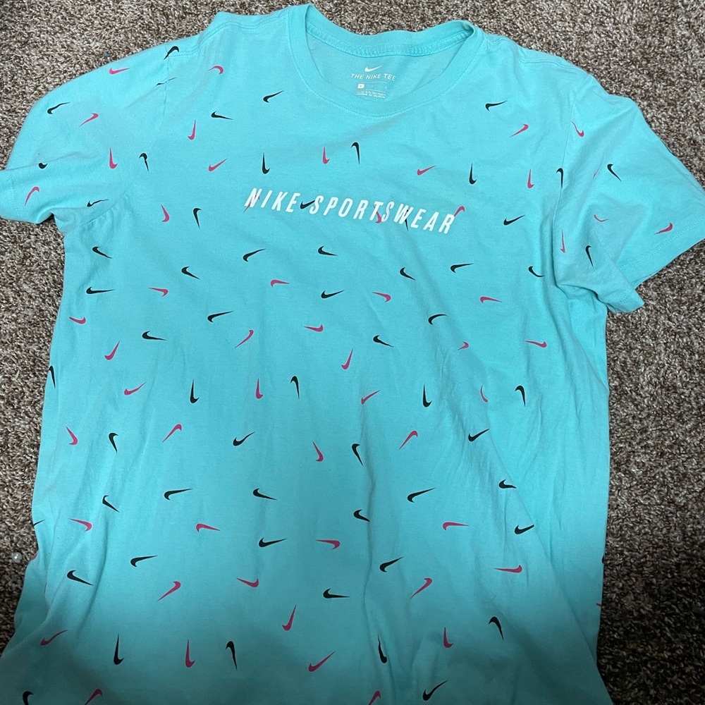 Blue Nike tee